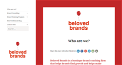 Desktop Screenshot of beloved-brands.com